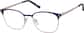 Angle view of Browline Glasses 3229916 in Blue thumbnail