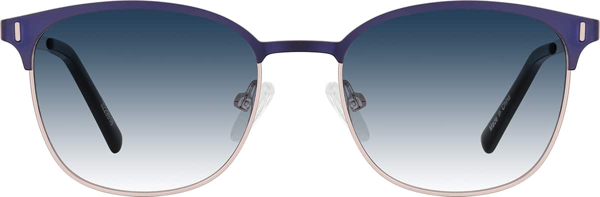 Blue Browline Glasses #3229916 | Zenni Optical