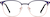Front view of Kids' Browline Glasses 3230016 in Blue thumbnail