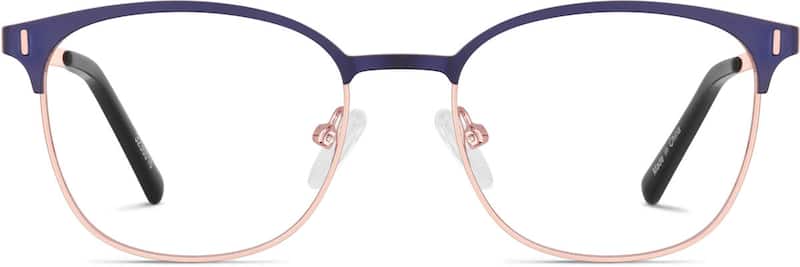 Blue Kids' Browline Glasses