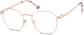 Angle view of Round Glasses 3230219 in Rose Gold thumbnail