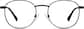 Front view of Round Glasses 3230221 in Black thumbnail