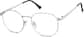 Angle view of Round Glasses 3230311 in Silver thumbnail