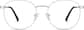 Front view of Round Glasses 3230311 in Silver thumbnail