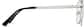 Side view of Round Glasses 3230311 in Silver thumbnail