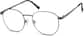 Angle view of Round Glasses 3230312 in Gray thumbnail
