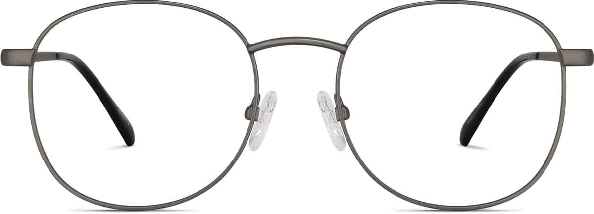 Front view of Round Glasses 3230312 in Gray