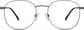 Front view of Round Glasses 3230312 in Gray thumbnail
