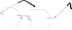 Rimless Glasses 3231919 in Pink