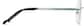 Side view of Customizable Rimless Glasses 3232024 in Green thumbnail