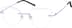 Rimless Glasses 3232117 in Purple