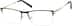 Rectangle Glasses 3232321 in Black