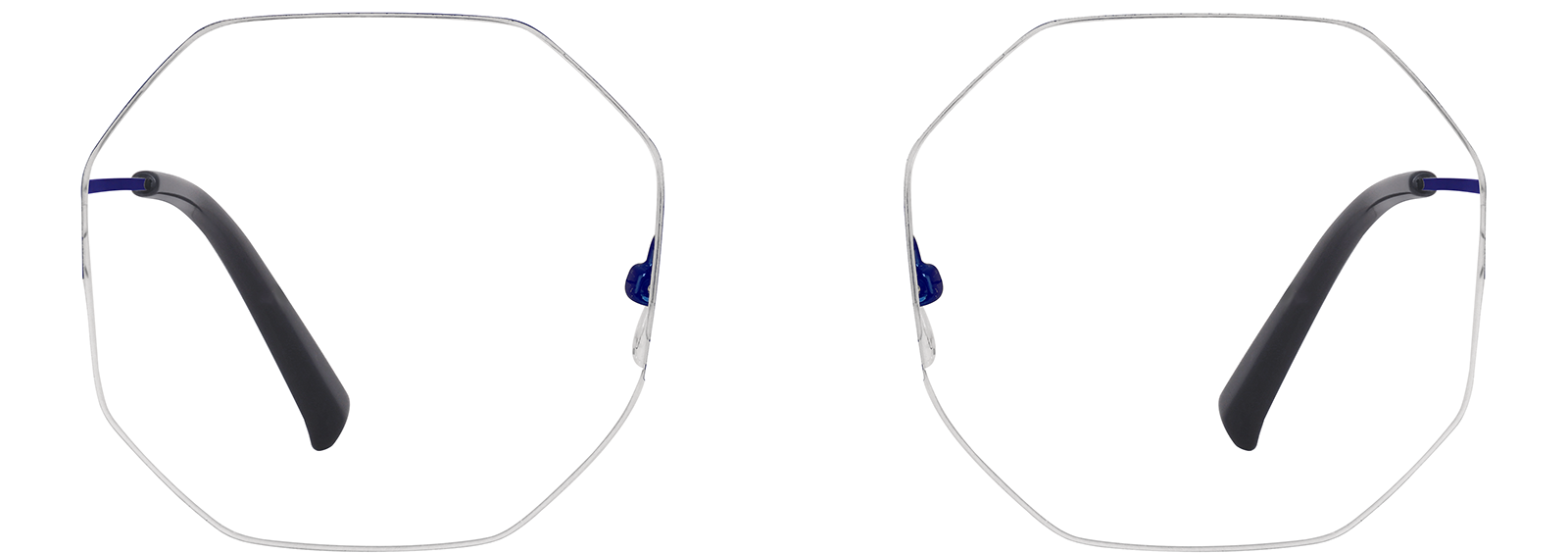 Gold Geometric Glasses #3233614 | Zenni Optical