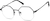 Angle view of Geometric Glasses 3233621 in Black thumbnail