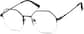 Angle view of Geometric Glasses 3233621 in Black thumbnail