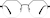 Front view of Geometric Glasses 3233621 in Black thumbnail