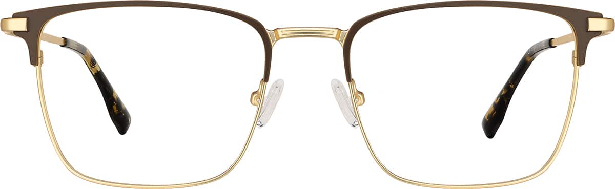 Silver Browline Glasses #3233811 | Zenni Optical