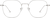 Front view of Square Glasses 3234011 in Silver thumbnail