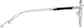 Side view of Square Glasses 3234011 in Silver thumbnail