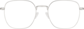 Front view of Square Glasses 3234011 in Silver thumbnail