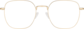 Front view of Square Glasses 3234014 in Gold thumbnail