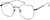 Angle view of Square Glasses 3234021 in Black thumbnail
