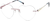 Angle view of Rimless Glasses 3234119 in Pink thumbnail