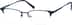 Browline Glasses 323416 in Blue