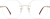Front view of Rimless Glasses 3234221 in Gold thumbnail