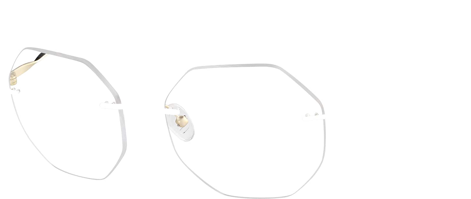 Live Cyber Monday Deals | Orange Customizable Rimless Glasses