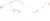 Angle view of Rimless Glasses 3234230 in White thumbnail