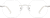 Front view of Rimless Glasses 3234230 in White thumbnail