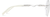 Side view of Rimless Glasses 3234230 in White thumbnail