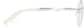 Side view of Customizable Rimless Glasses 3234230 in White thumbnail
