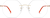 Front view of Rimless Glasses 3234242 in Orange thumbnail