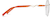 Side view of Rimless Glasses 3234242 in Orange thumbnail