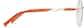 Side view of Customizable Rimless Glasses 3234242 in Orange thumbnail