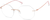 Angle view of Rimless Glasses 3234319 in Pink thumbnail