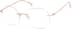 Customizable Rimless Glasses 3234319 in Pink