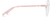 Side view of Rimless Glasses 3234319 in Pink thumbnail