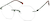 Angle view of Rimless Glasses 3234324 in Green thumbnail