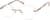 Angle view of Rimless Glasses 3234415 in Brown thumbnail