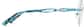Side view of Customizable Rimless Glasses 3234416 in Blue thumbnail