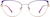 Front view of Cat-Eye Glasses 3234617 in Purple thumbnail