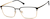 Angle view of Browline Glasses 3234721 in Black thumbnail