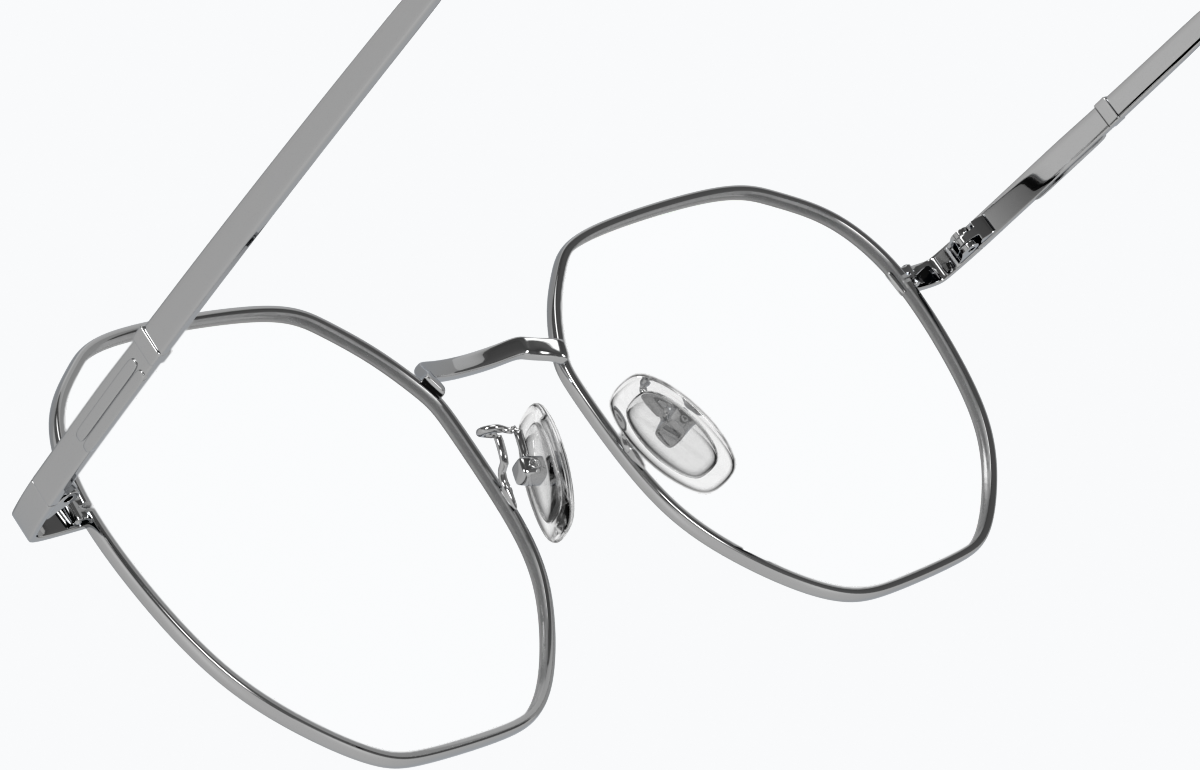 See-through view of Rhythm & Views Glasses 3235111 in Silver thumbnail