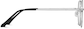 Side view of Rhythm & Views Glasses 3235111 in Silver thumbnail