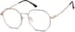 Angle view of Rhythm & Views Glasses 3235114 in Rose Gold thumbnail