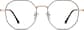 Front view of Rhythm & Views Glasses 3235114 in Rose Gold thumbnail