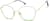 Angle view of Geometric Glasses 3235224 in Green thumbnail